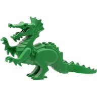 Lego drak, zelená (6129c02 GREEN)